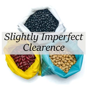 Reusable bulk food bag, reusable grocery bag, ripstop nylon, flour bag, lunch bag - SLIGHTLY IMPERFECT