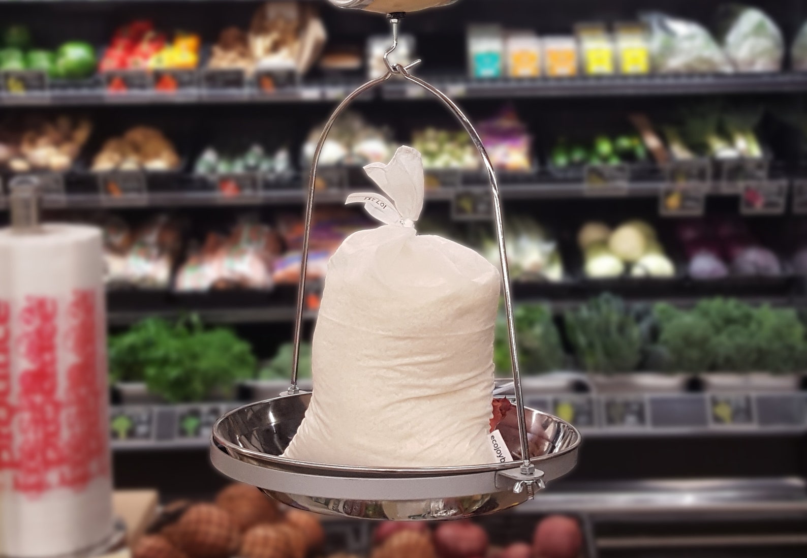 Organic Cotton Reusable Bulk Food Bag, Reusable Grocery Bag, Bulk Bin