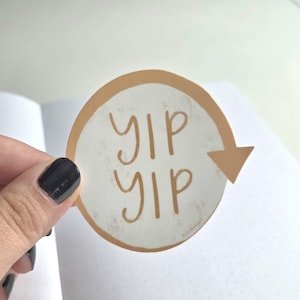 Yip Yip Avatar Vinyl Decal | Waterproof Laptop Sticker