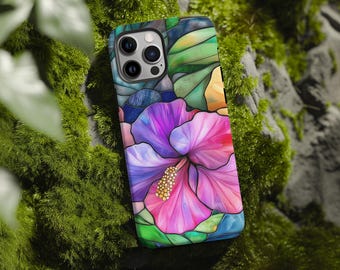 Vibrant Hibiscus Tough Case iPhone/ Galaxy