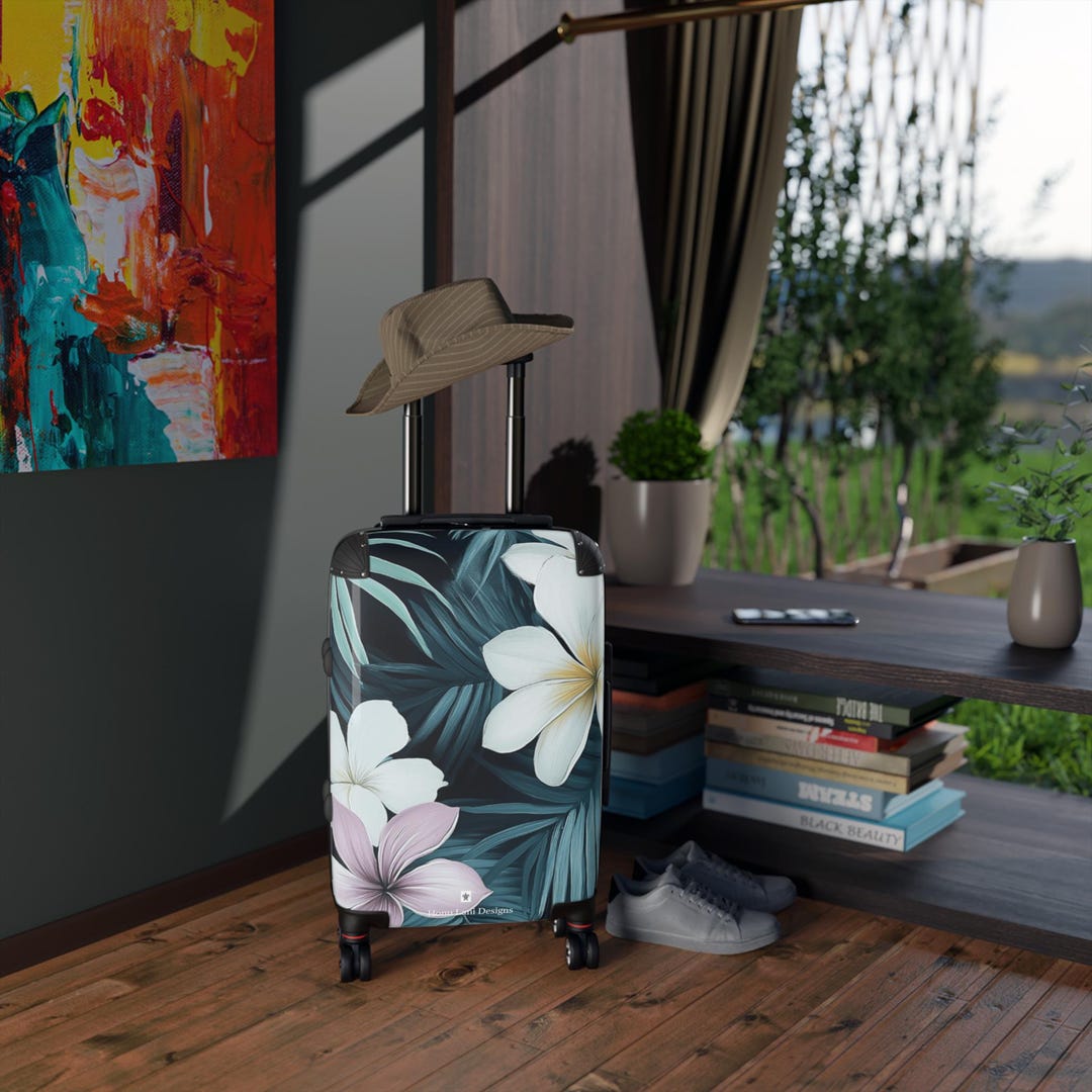 Plumeria Suitcase