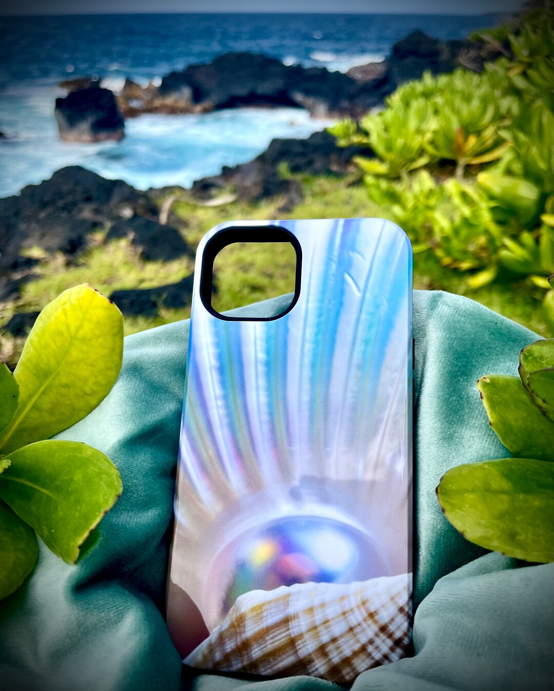Elegant Pearl Shell iPhone Case: Ocean Lover's Gift - Etsy