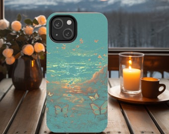 Funda para teléfono con mariposas en vuelo: un regalo para los amantes de la naturaleza