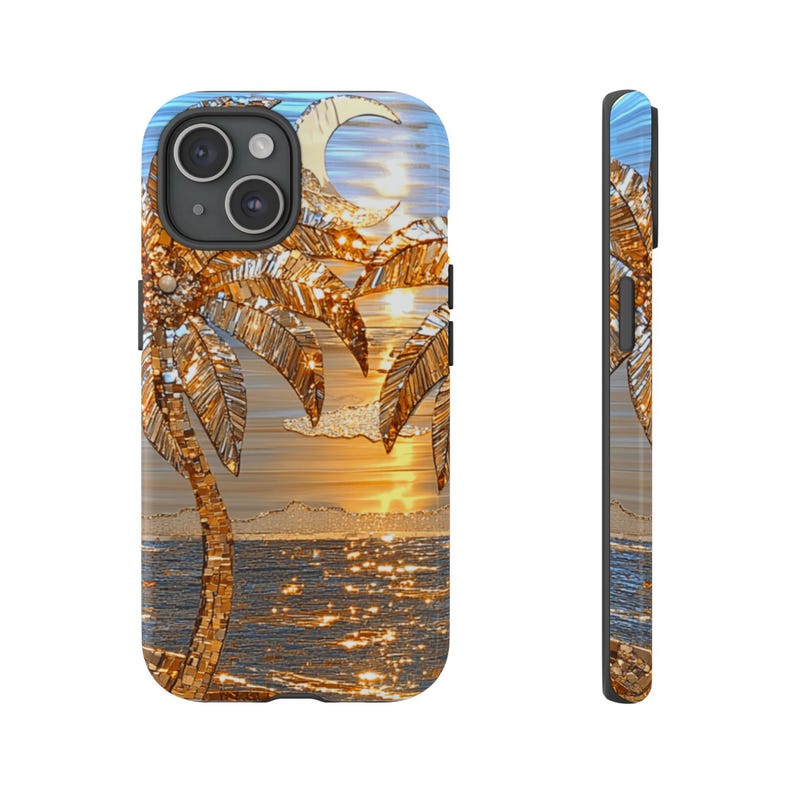 Luxurious Golden Palms tough case image 6