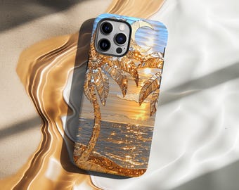 Luxurious Golden Palms tough case