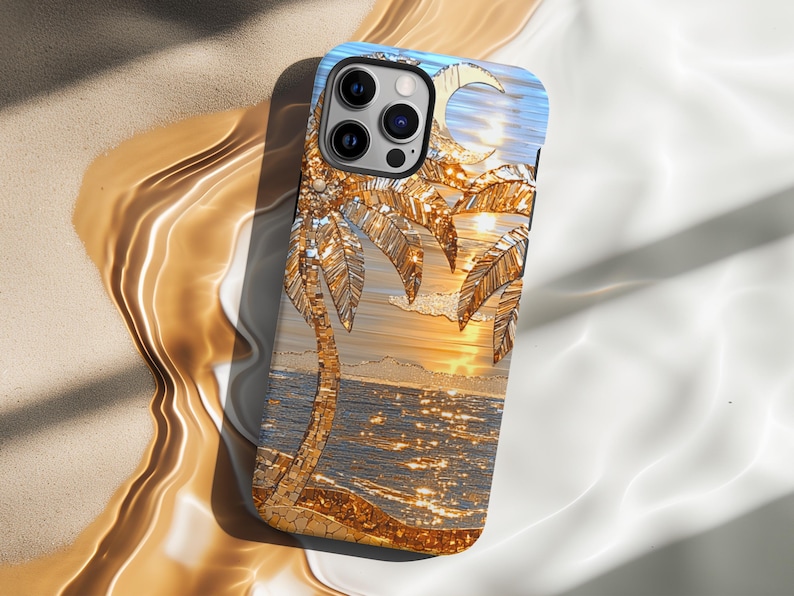 Luxurious Golden Palms tough case image 1