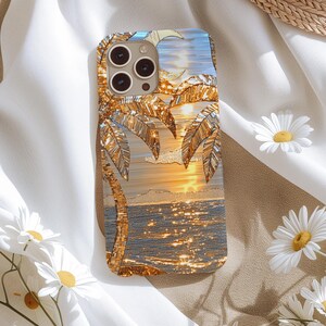 Luxurious Golden Palms tough case image 3