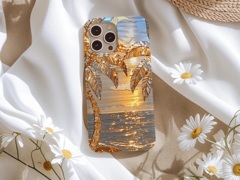 Luxurious Golden Palms tough case image 3