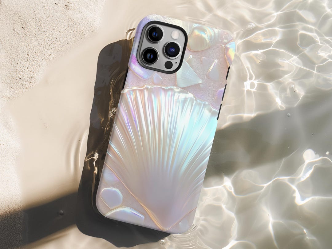 3D Sea Shell Phone Case, Beach Summer Cover - Etsy