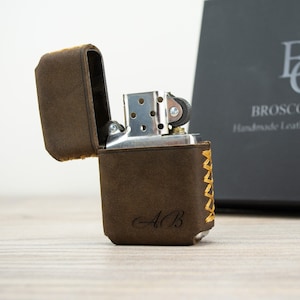 Encendedor de hielo negro personalizado Zippo - Grabado gratuito