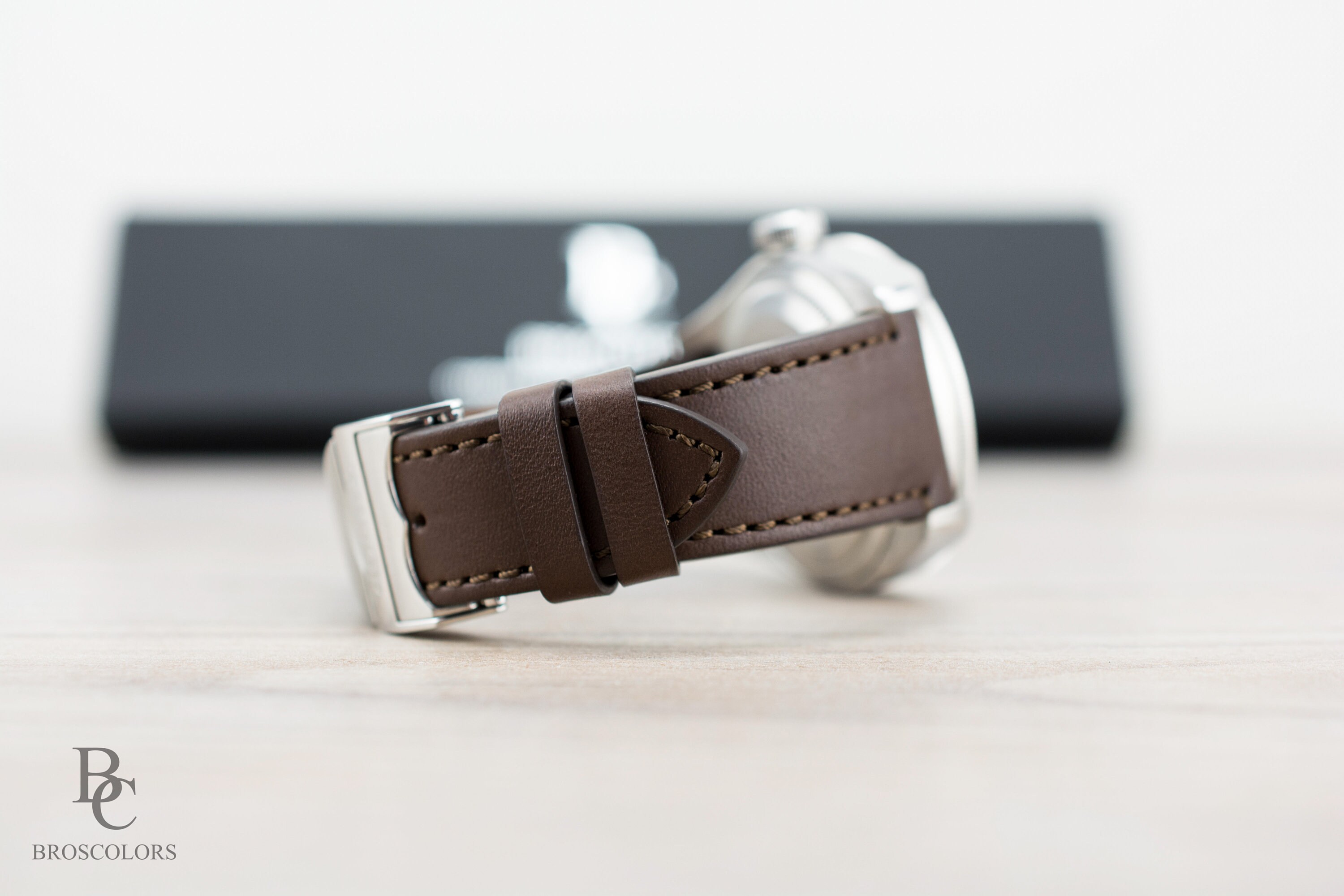 Tudor Black Bay GMT Leather Strap, Brown Leather Watch Band