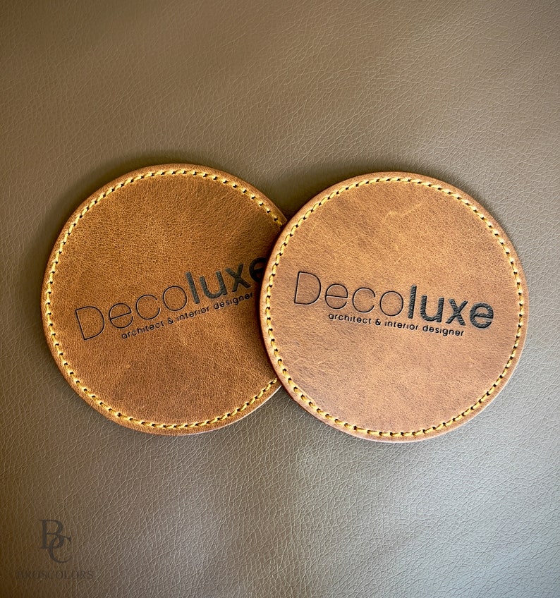 BroscolorsDesign Leather Coasters - Thumbnail 5