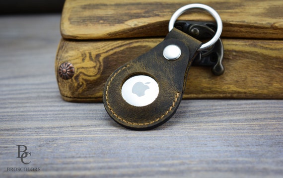 AirTag Leather Keychain Leather Airtags AirTag Keyring Leather Case, Leather  Holder for Apple Cover Air Tag Custom Leather SALE - Etsy Denmark