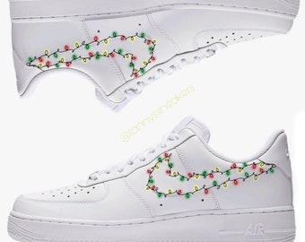 Custom Air Force 1 Holiday Lights (Adult & Kids sizes)