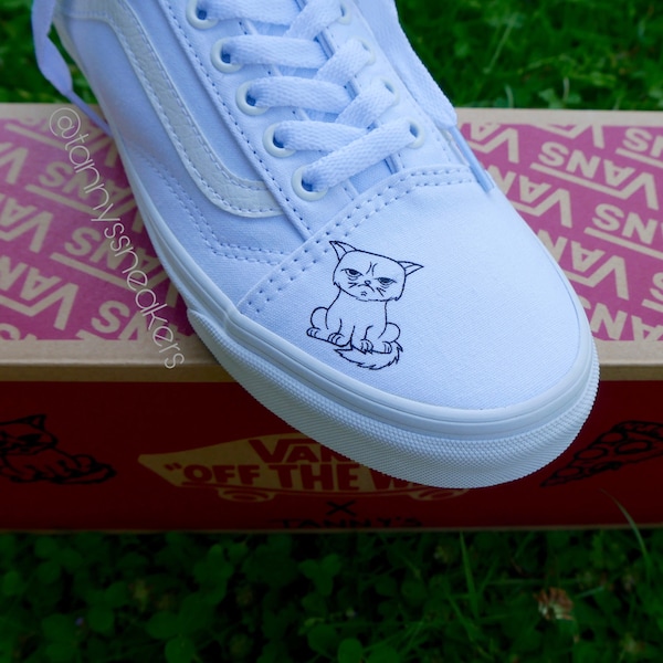 Custom Vans Oldskool Grumpy Cat