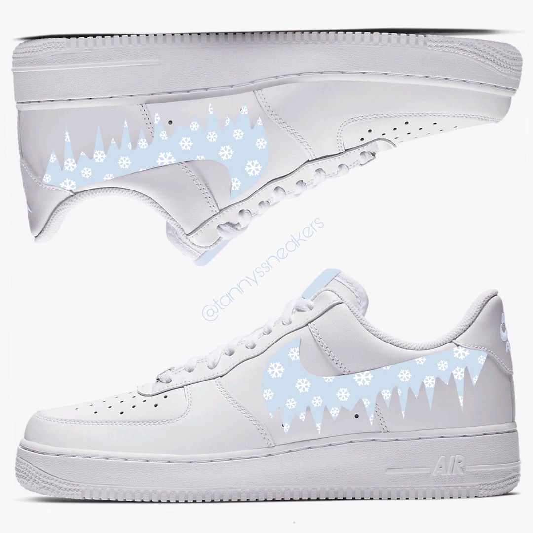 Custom Air Force 1 Iced Out Snowflake (adult & Kids Sizes) - Etsy