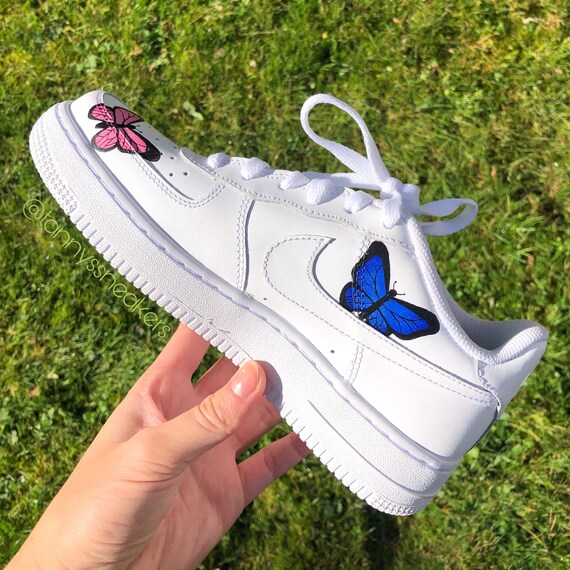 Custom Air Force 1 Low Butterfly Schmetterling 