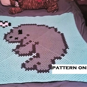 Manatee design  Continuous Square Graphgan 50 Row Graph