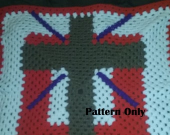 Cross design  Continuous Square Graphgan 30 Row Graph