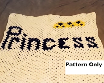 Princess design  Continuous Square Graphgan 30 Row Graph
