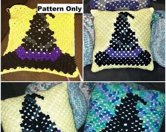 Witch Hat 2 design Continuous  Square 15 Row Project Square