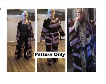 TC Convertible Caped Sweater Duster/Pantsuit Pattern