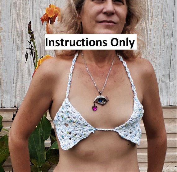 ganchillo abuela square bikini - Etsy España
