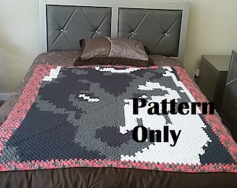 Wolf design  Continuous Square Graphgan 60 Row Graph