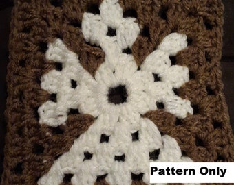 Snow Angel design Continuous  Square 5 Inch Project Square