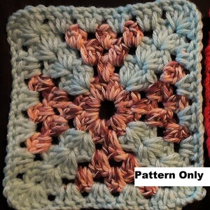 Flower Petal design Continuous  Square 5 Inch Project Square