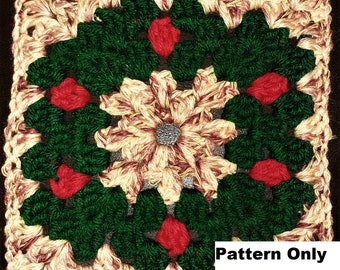 Wreath design Continuous  Square 5 Inch Project Square