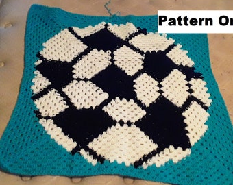 Soccer Ball design  Continuous Square Graphgan 30 Row Graph