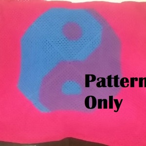 Yin-Yang design  Continuous Square Graphgan 40 Row Graph