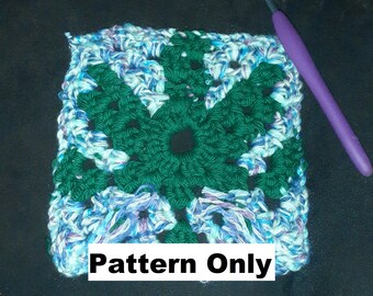 Pot Leaf design Continuous  Square 5 Inch Project Square