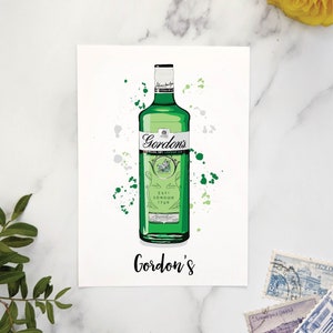 Gin bottle wedding table names, gin themed seating plans, gin table numbers, personalised wedding theme ideas, alcohol bottles image 4