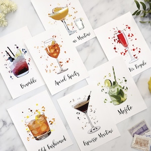 Cocktail wedding table names