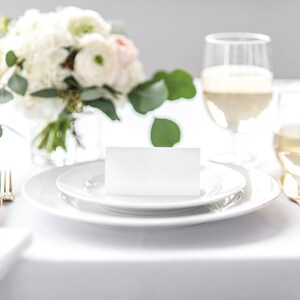 Cartes nom de lieu de mariage BLANK - paquets de 10