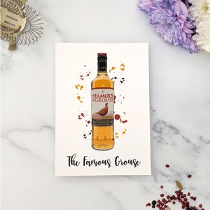 Bottiglie di whisky - Nomi dei tavoli per matrimoni - perfetti per i piani di posti a sedere a tema whisky