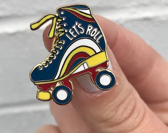 Roller Skate Enamel Pin