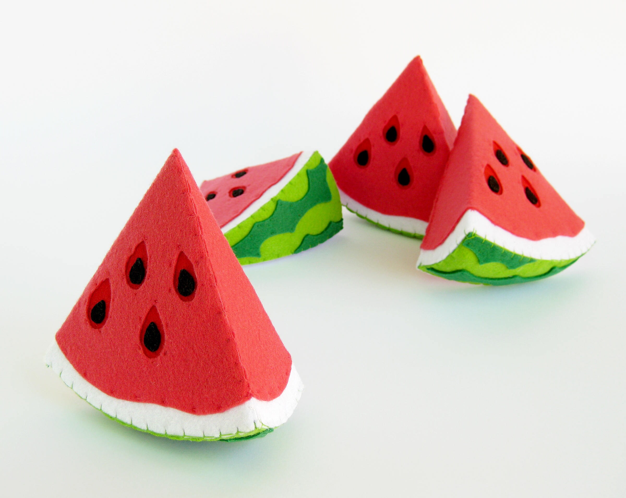 Felt Watermelon slice Tropical kids Eco friendly Toys Tropical Etsy