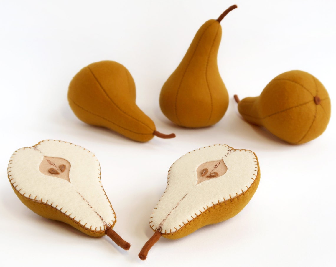 Unique Baby Gift Toy Fruit Pear Soft Toy Baby Girl Shower Gift Etsy