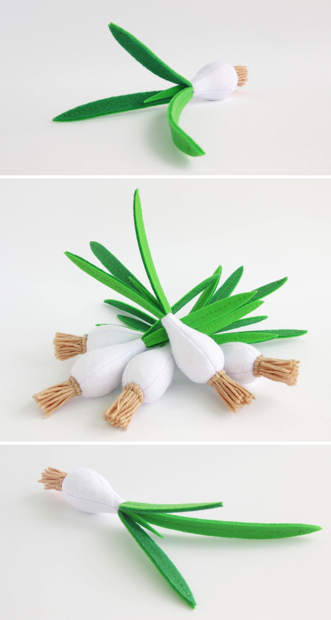 Baby shower gift Green onion felt Organic baby toy Toddler Etsy