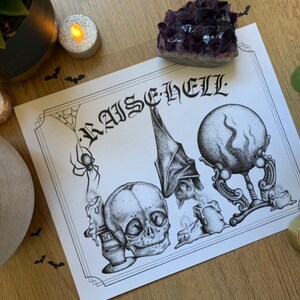 Raise Hell Art Print image 2