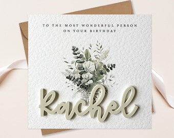 Personalised Friend Birthday Card, Happy Birthday To An Amazing Friend, Birthday Card For Friend, To A Special Friend, Happy Birthday Friend