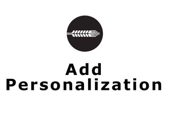 Add Vinyl Lettering Personalization (Up to 12 Characters)