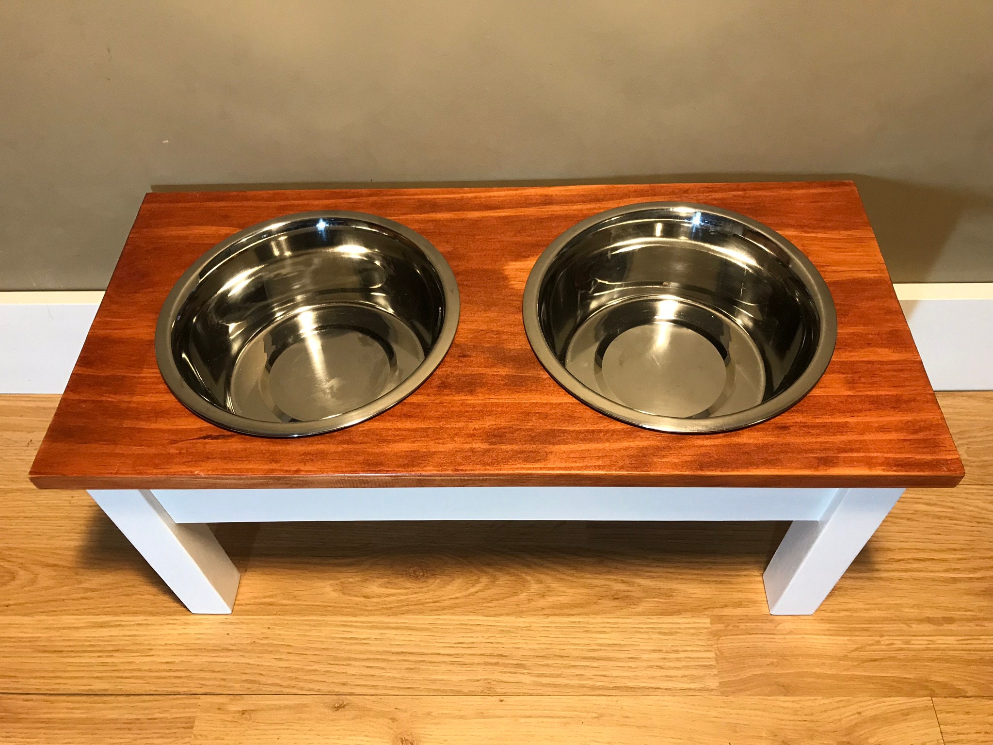Elevated Dog Feeder and Storage Box dog bowl stands raised pet feeder –  Country Barn Babe