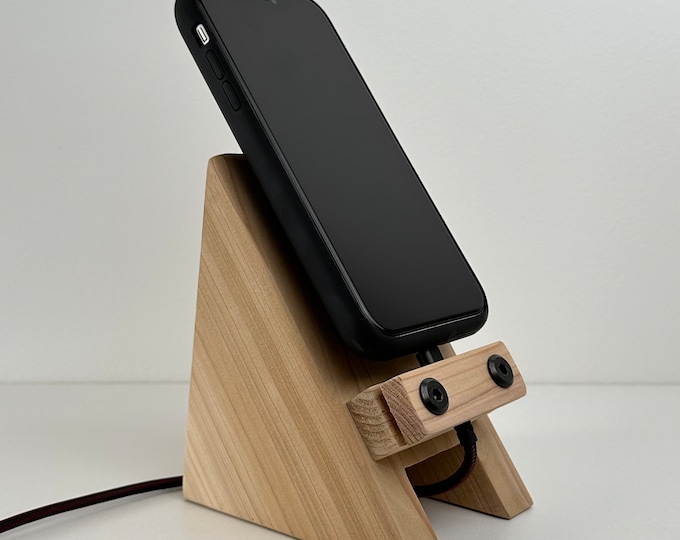 Universal phone charging & docking stand