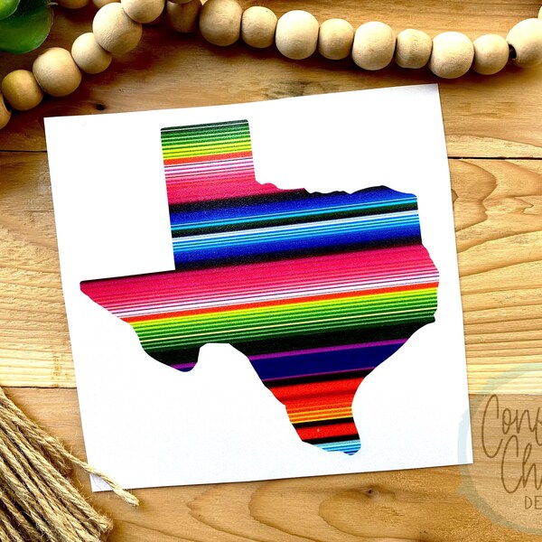 Texas Decal | Texas Pattern Vinyl Decal Sticker