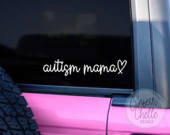 Autism Mama Decal | Perfect for a Car Window, Laptop, Tumbler and More