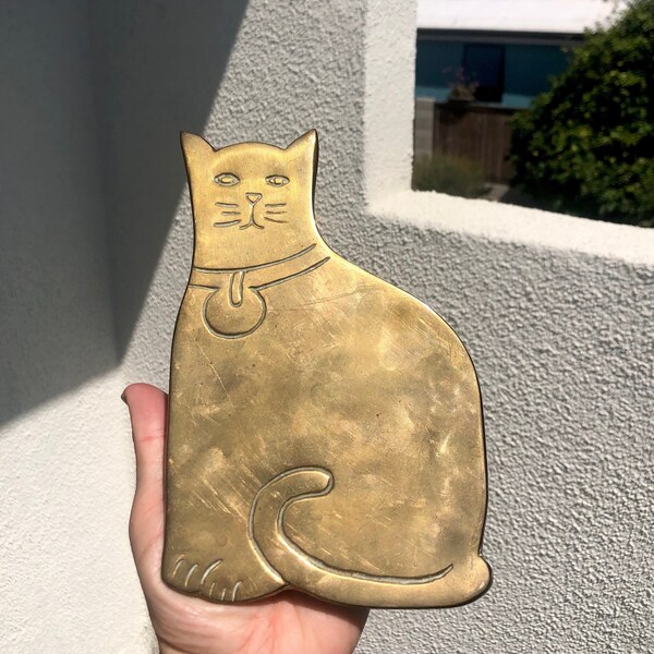 Cat Trivet Etsy